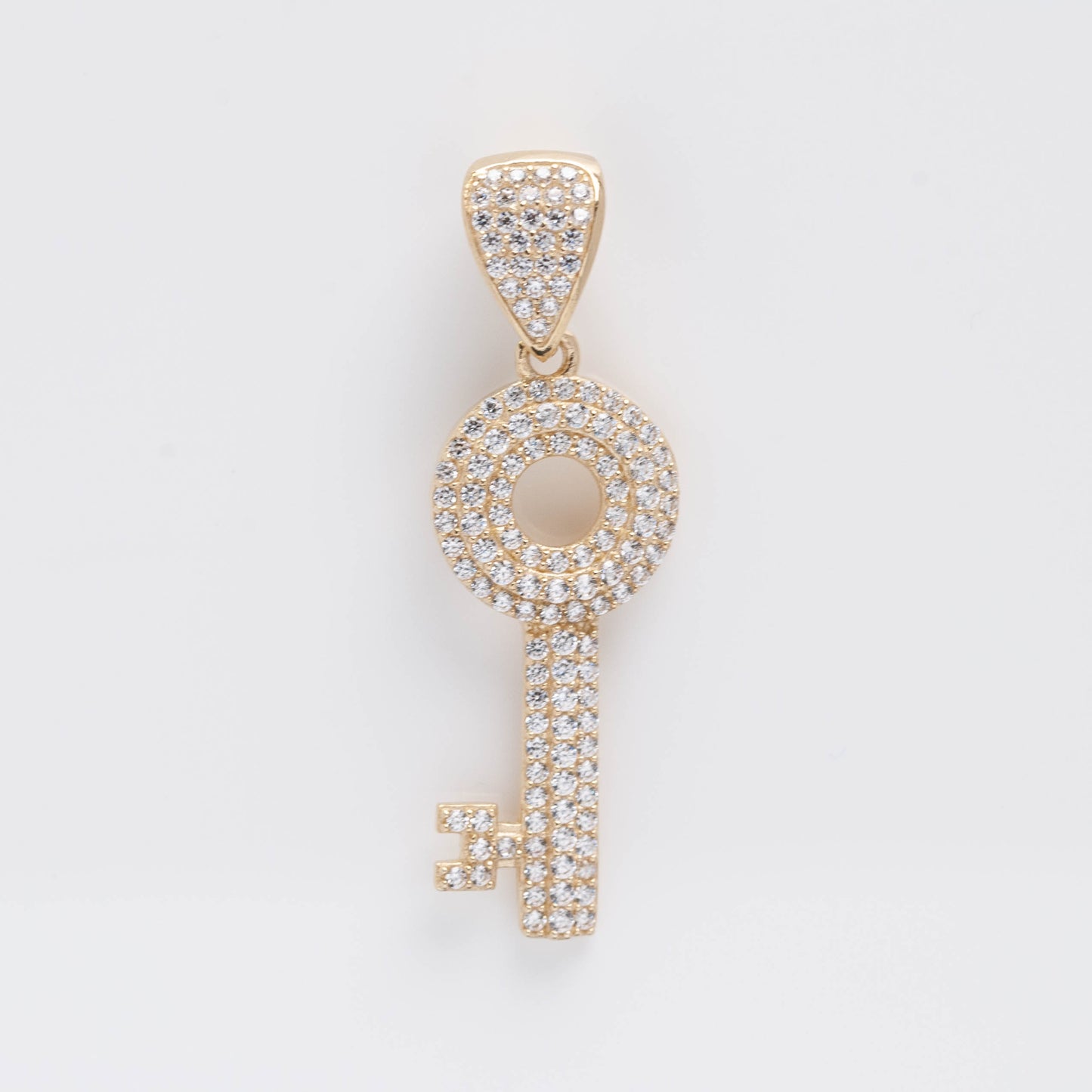 10K Gold Key Pendant