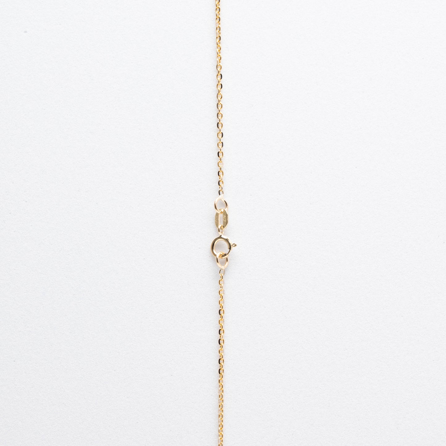 10K Gold Heart E Initial Necklace