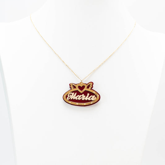 10K Angel Name Necklace