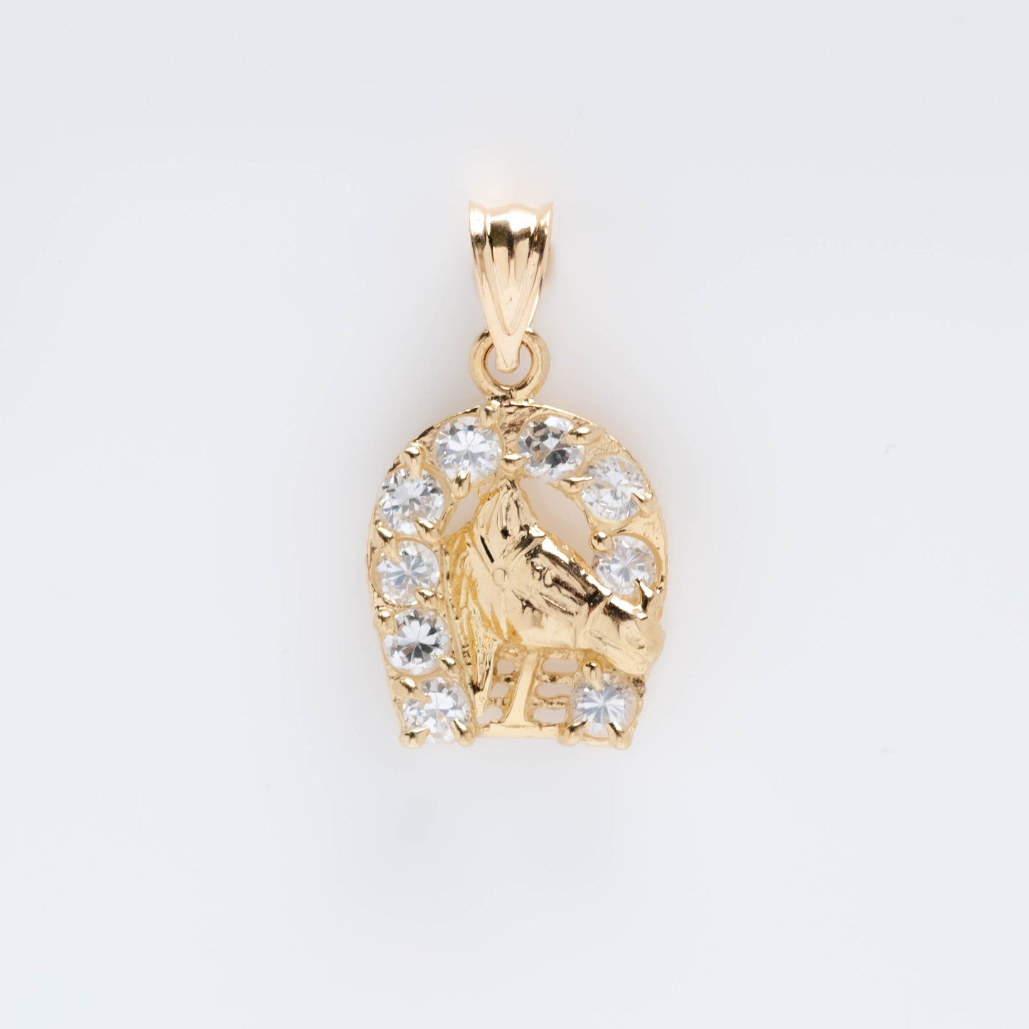 10K Gold Horseshoe Pendant