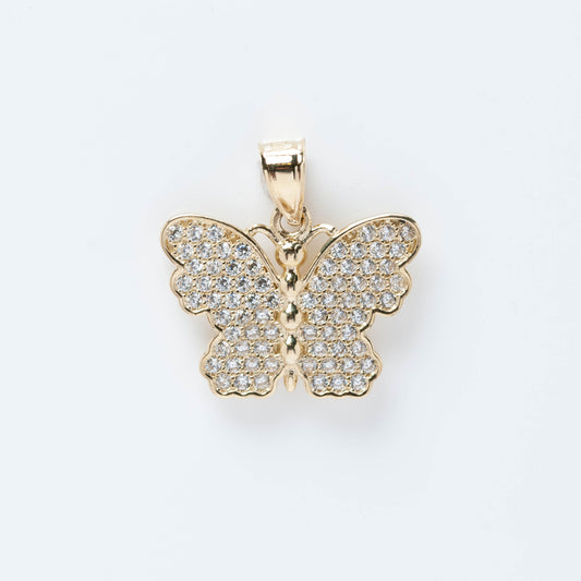 10K Gold Butterfly Pendant