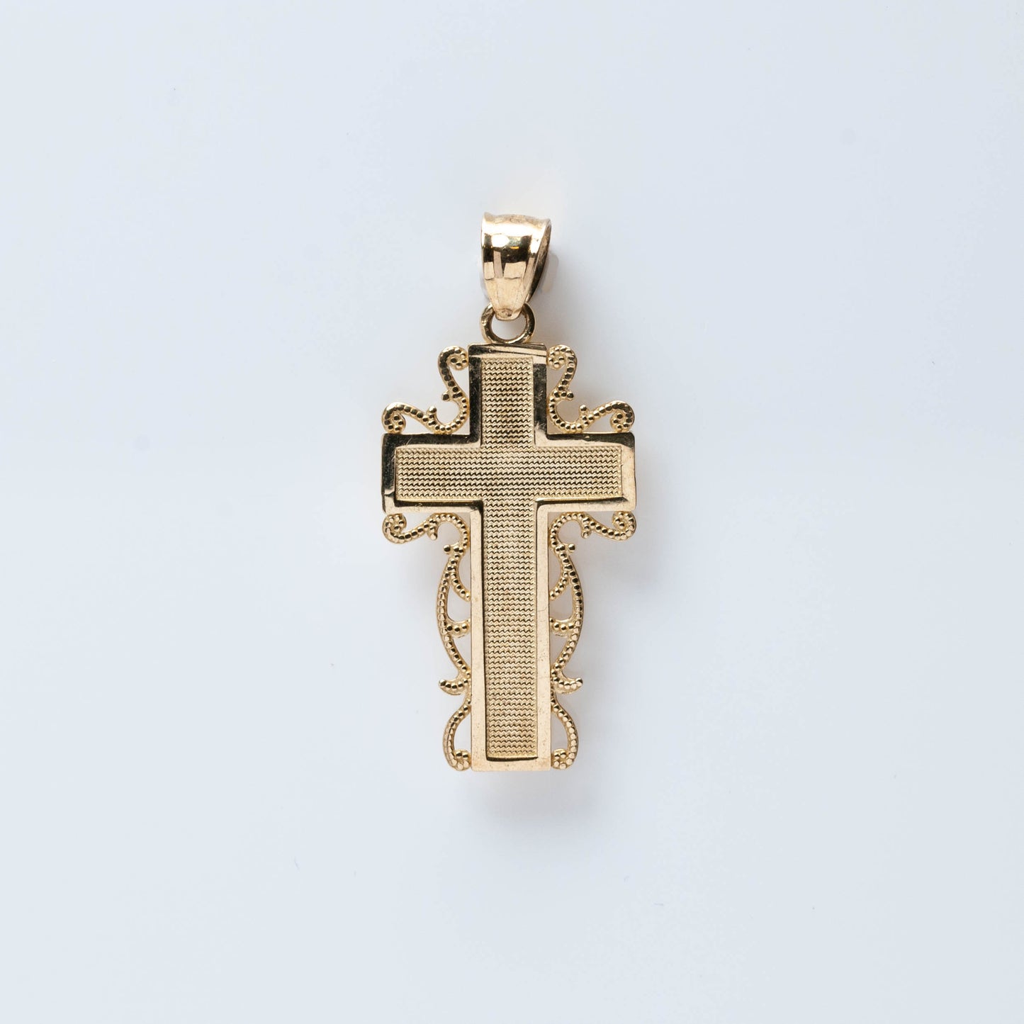 10K Gold Cross Pendant