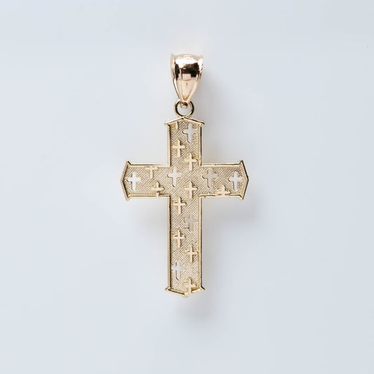 10K Gold Cross Pendant