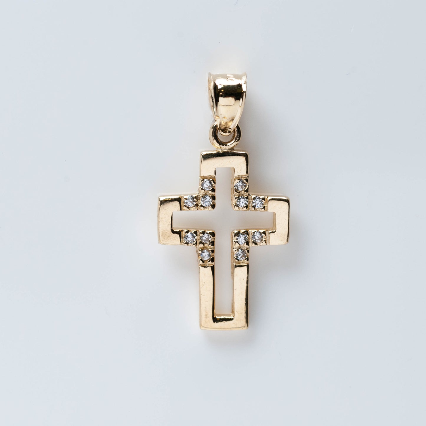 10K Gold Cross Pendant