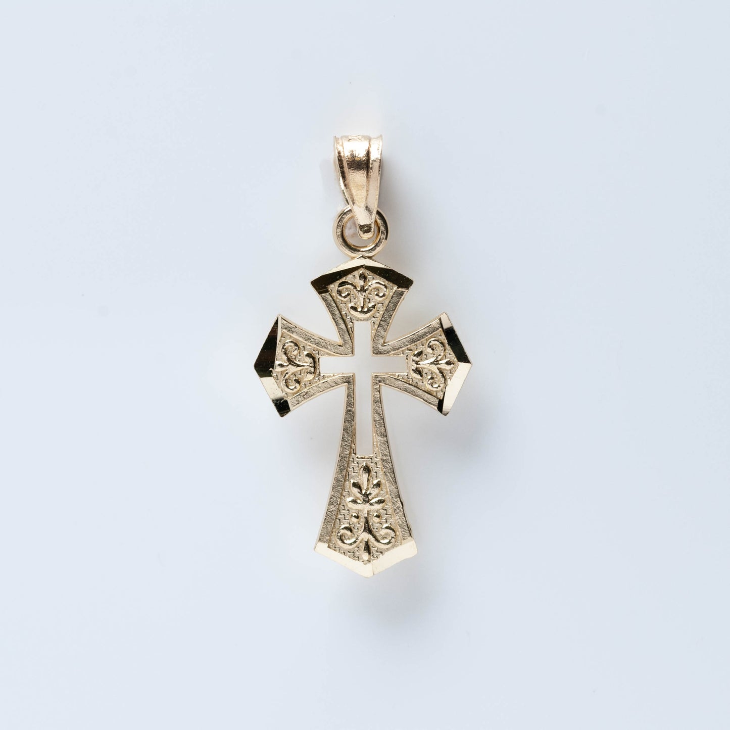 10K Gold Cross Pendant