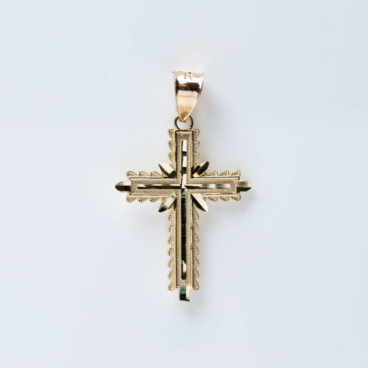 10K Gold Cross Pendant