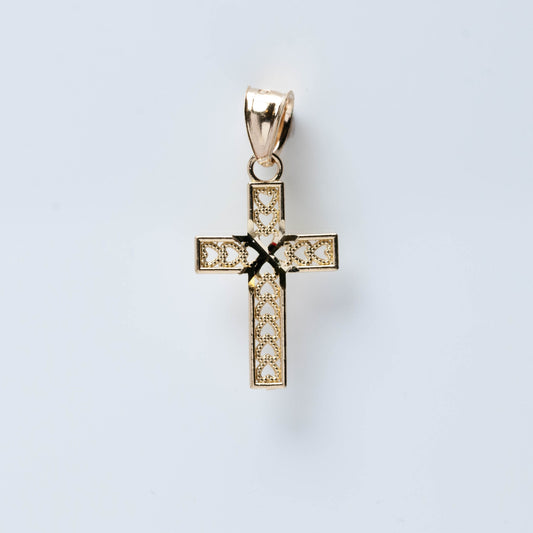 10K Gold Cross Pendant