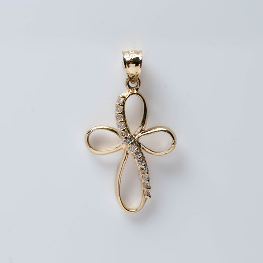 10K Gold Cross Pendant