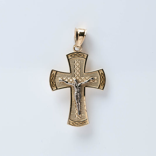 10K Gold Cross Pendant