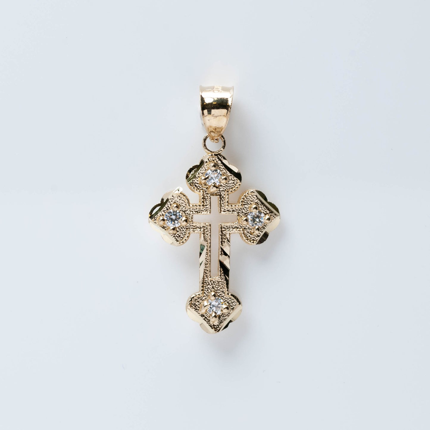 10K Gold Cross Pendant