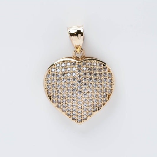 10K Gold Heart Pendant