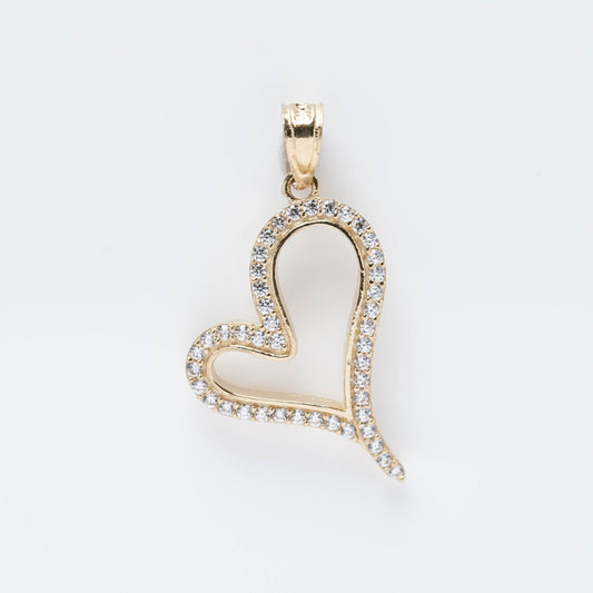 10K Gold Heart Pendant