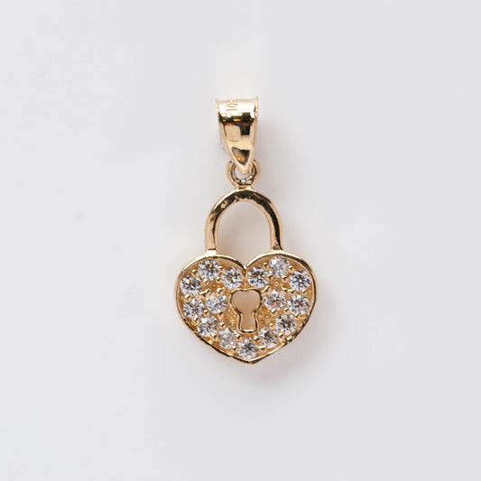 10K Gold Heart Pendant