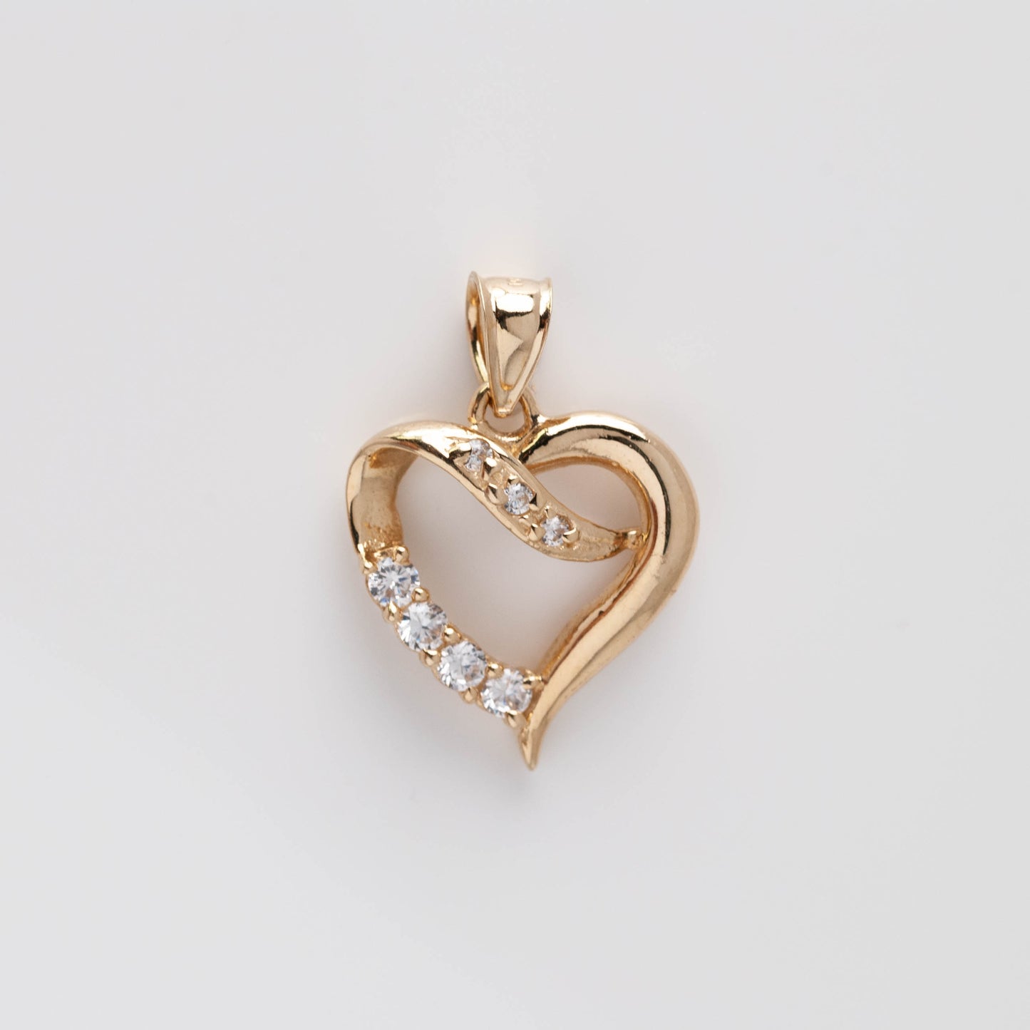 10K Gold Heart Pendant