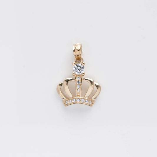 10K Gold Tiara Pendant