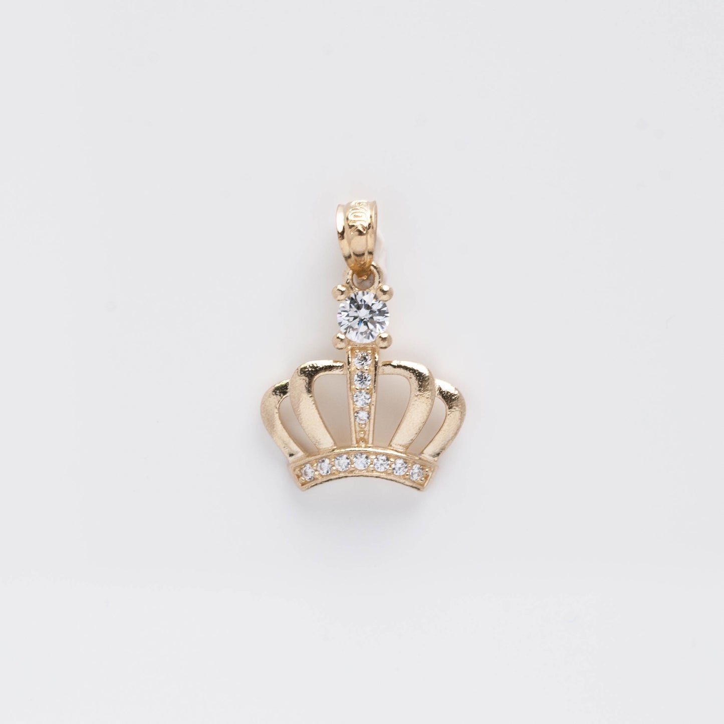 10K Gold Tiara Pendant