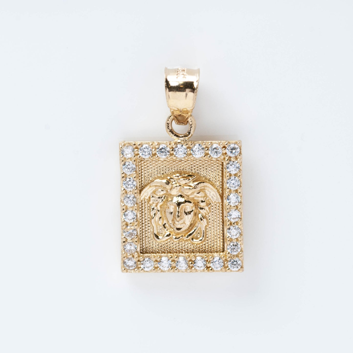 10K Gold Medusa Pendant