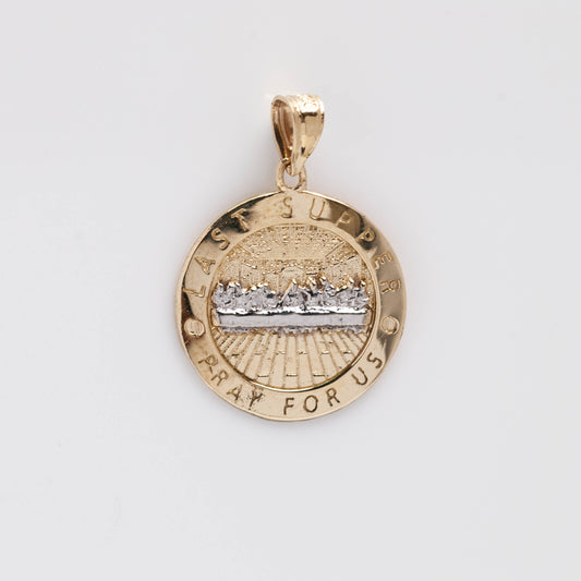 10K Small Last Supper Pendant