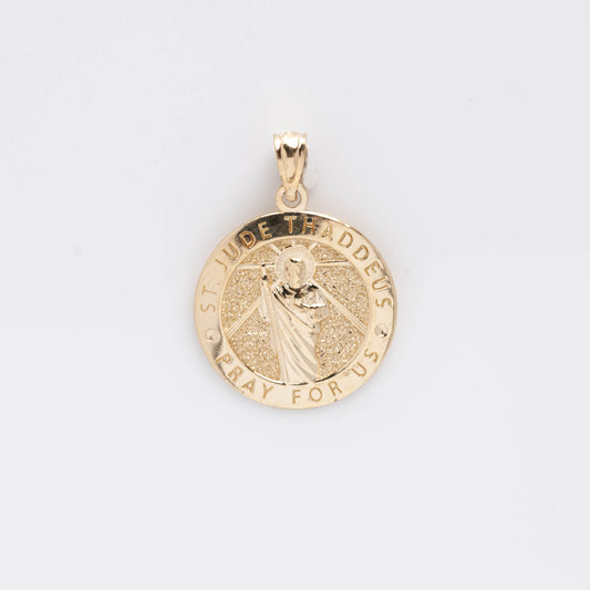 10K Gold St. Jude Thaddeus Pendant