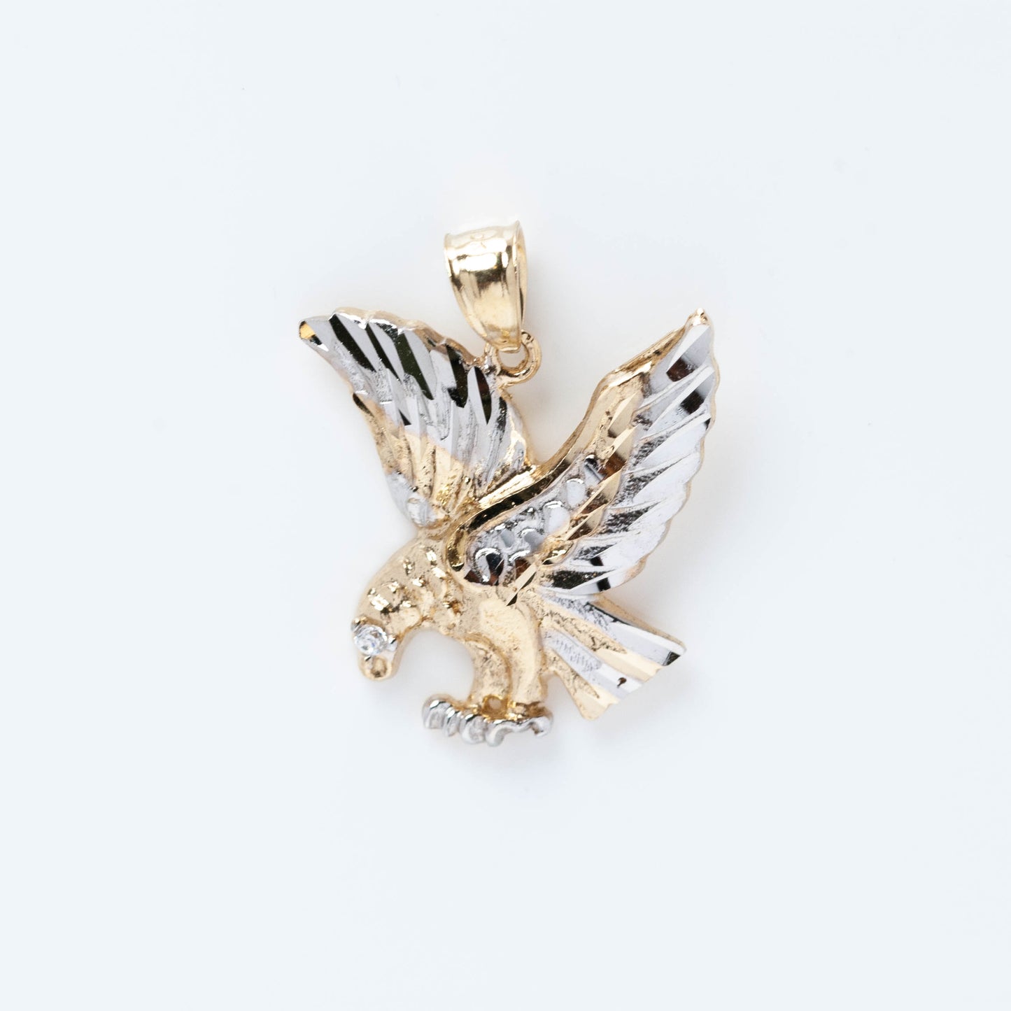 10K Gold Eagle Pendant