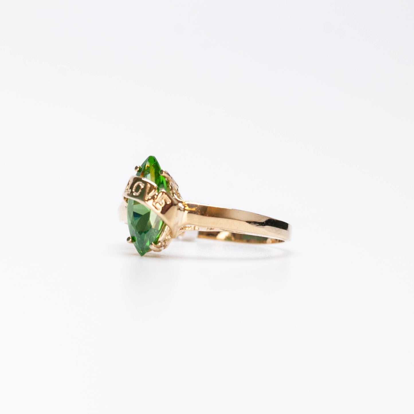 10K Birthstone Marquise Ring