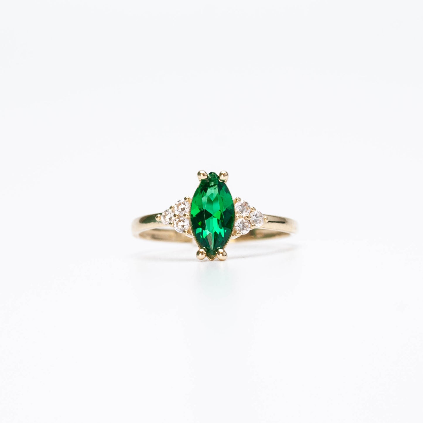 10K Birthstone Marquise Ring