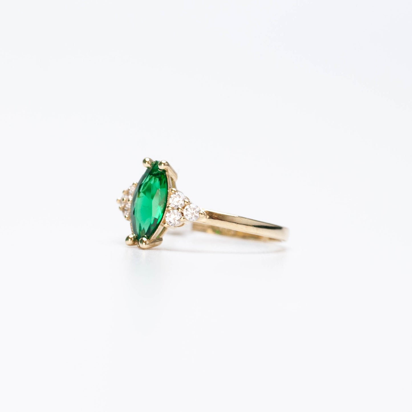 10K Birthstone Marquise Ring