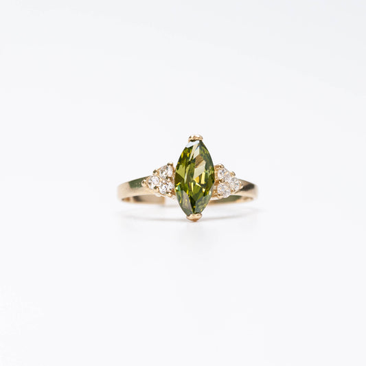 10K Birthstone Marquise Ring