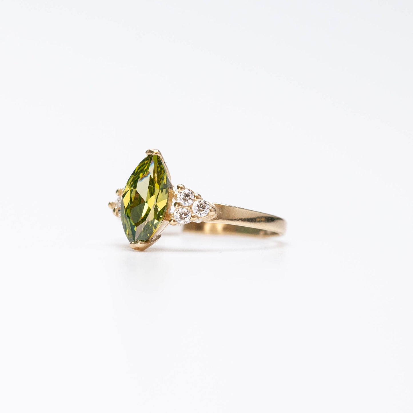 10K Birthstone Marquise Ring