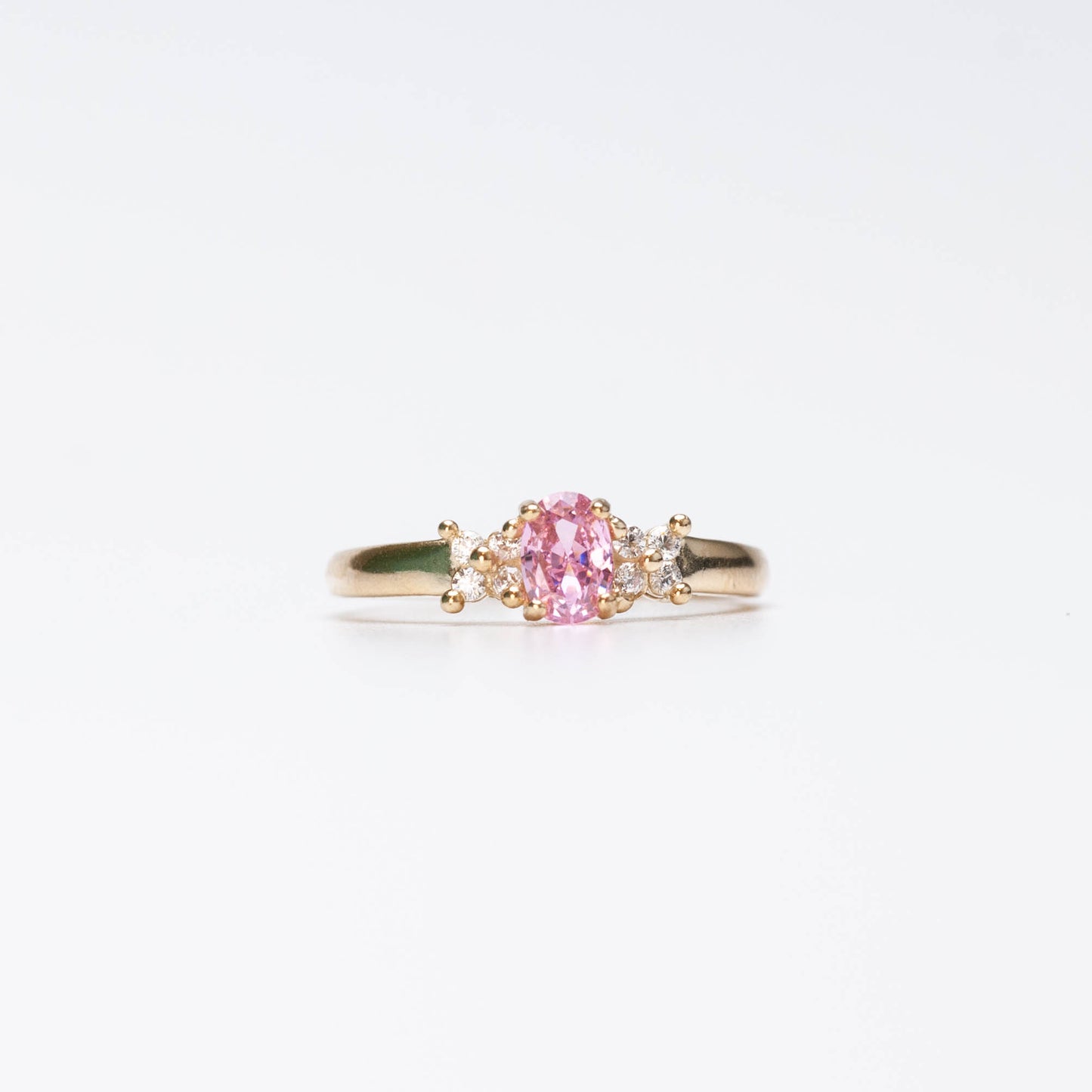 10K Birthstone Oval Ring