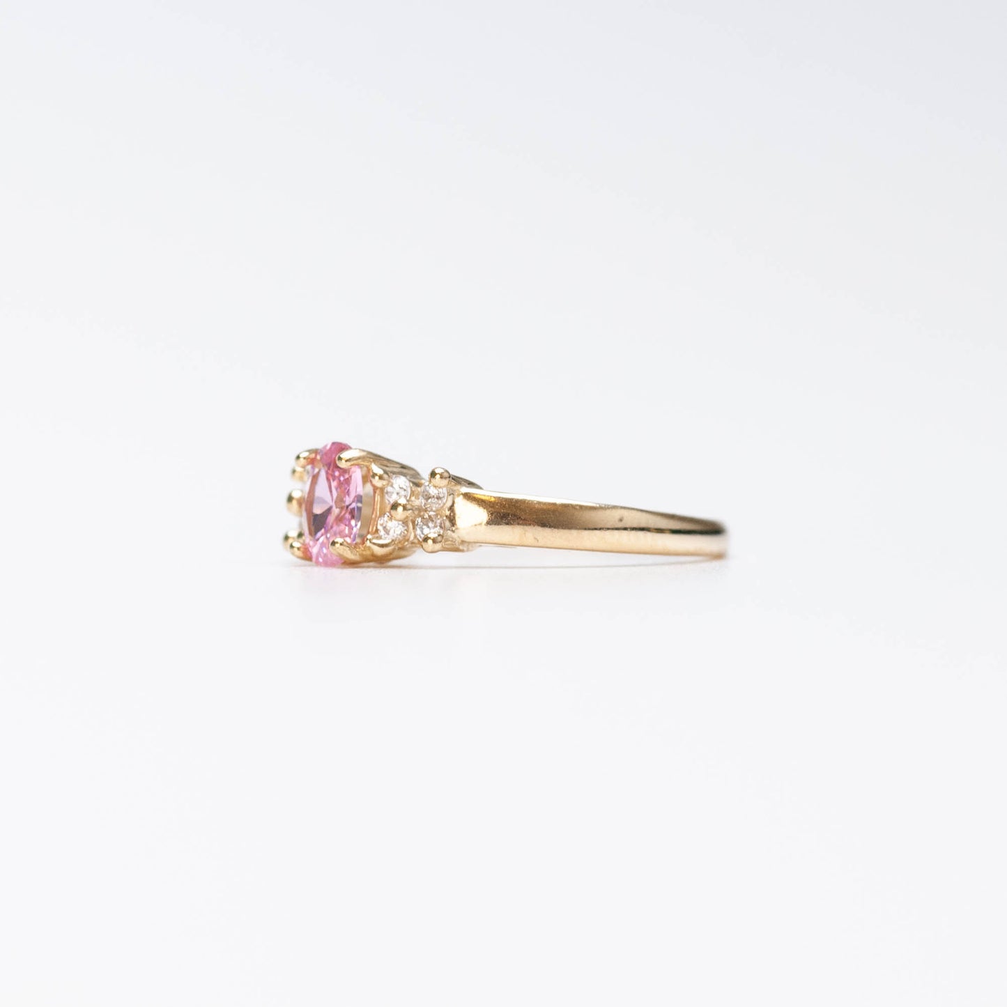 10K Birthstone Oval Ring