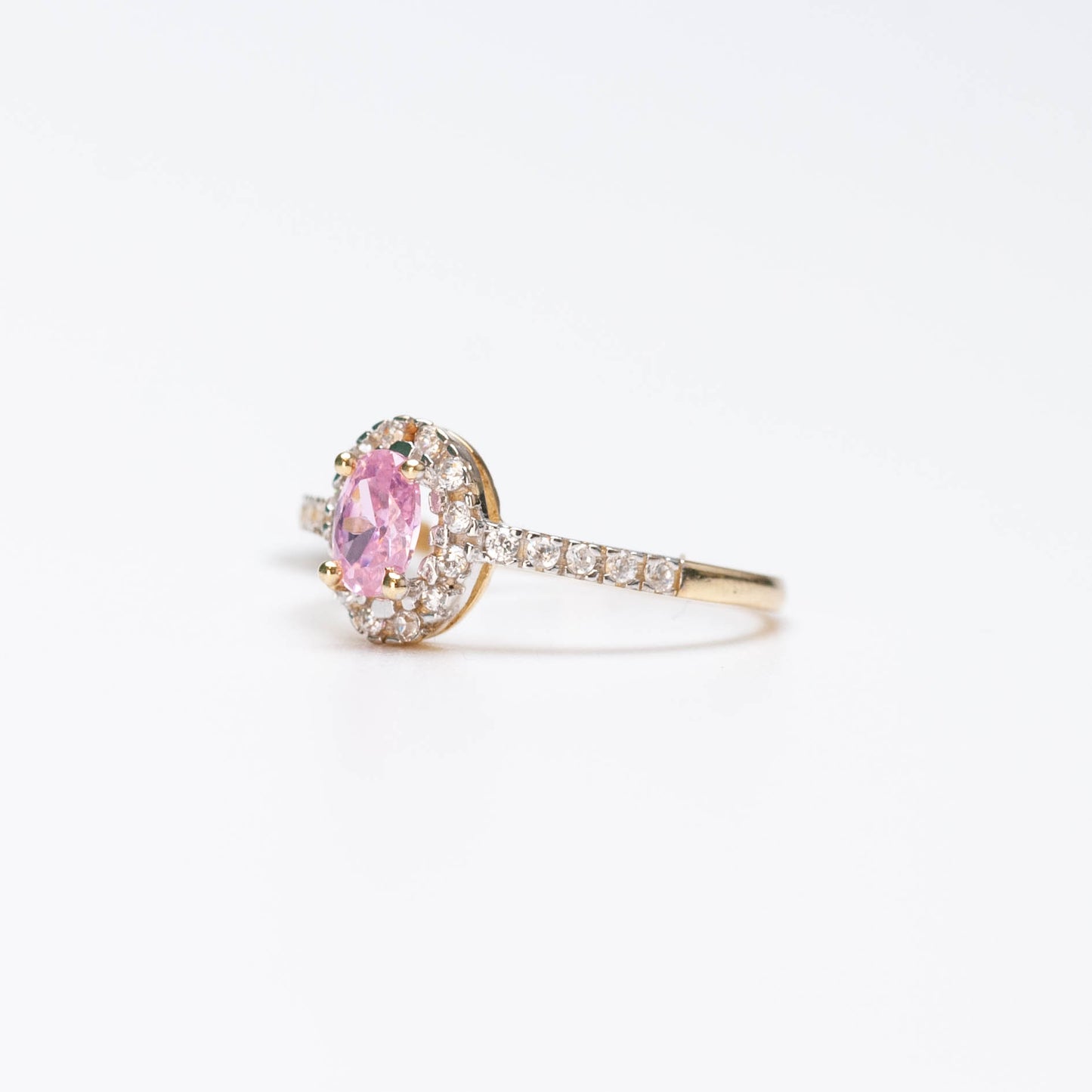 10K Birthstone Oval Ring