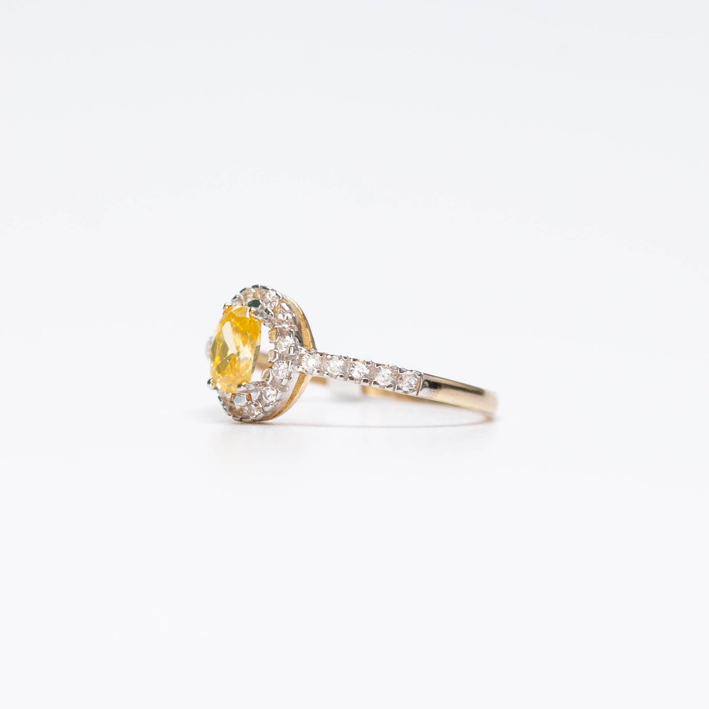 10K Birthstone Oval Ring